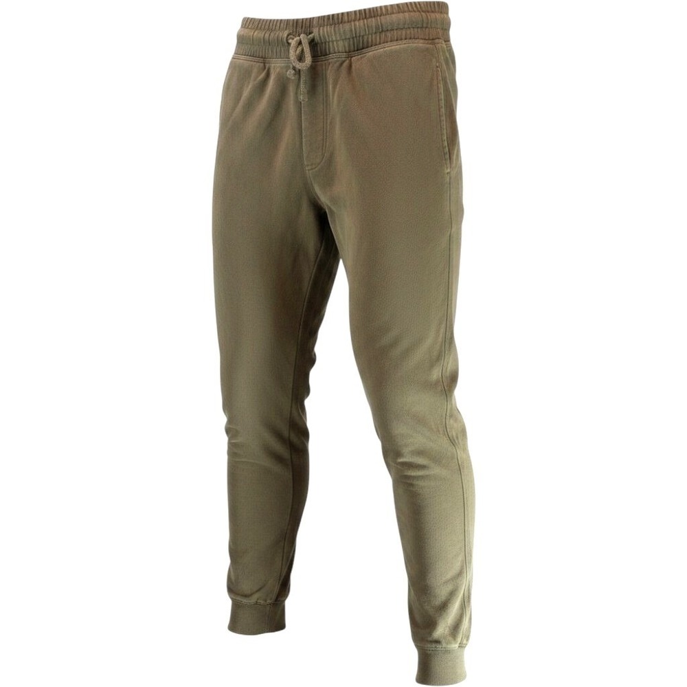 PINK Victoria's Secret Joggers Womens Small Olive Green Fleece Sweatpants Casual